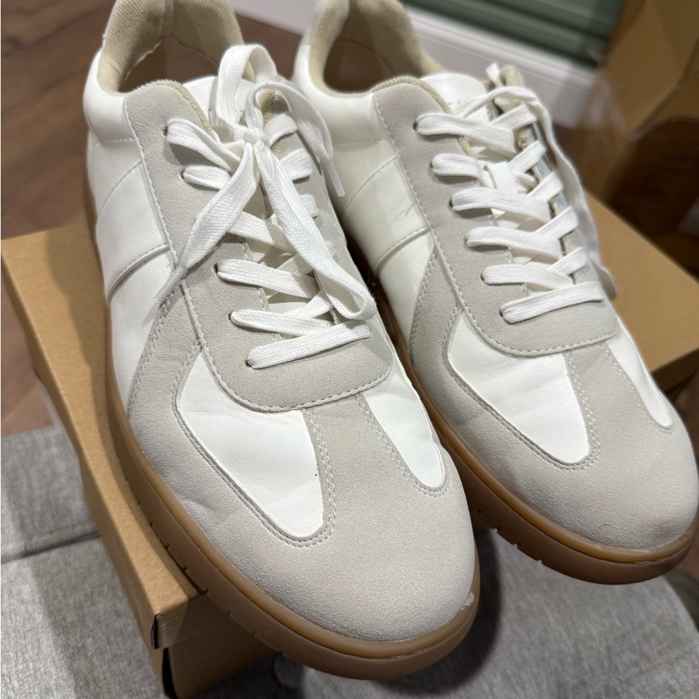 Steve Madden Gats Dixon Sneakers – White – Size 13 – New w/ Box